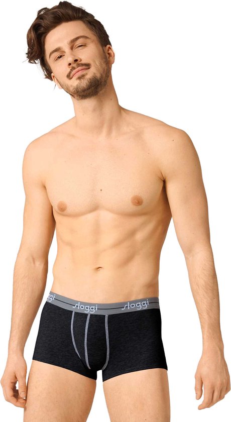 Sloggi Heren Boxershorts - 2-Pack - Stretch - Comfort Fit - Grijs - XXL