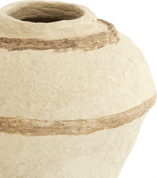 Light & Living pot TIMERGA lichtbruin – Ø45x50 cm
