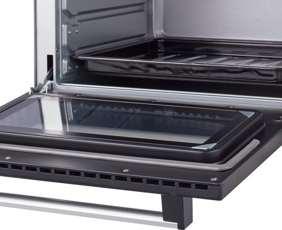 Tomado TEO3000S - Vrijstaande oven - 30 Liter - 1600 Watt - Hetelucht - 3 insteekniveau's - Zilver