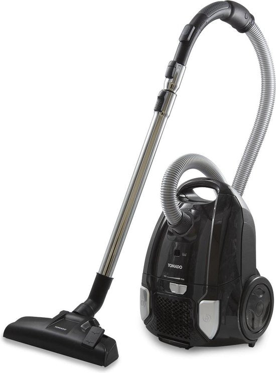 Tomado TVC3001B - Krachtige stofzuiger met zak - HEPA 13 filter - Snoerlengte 7 meter - Zwart