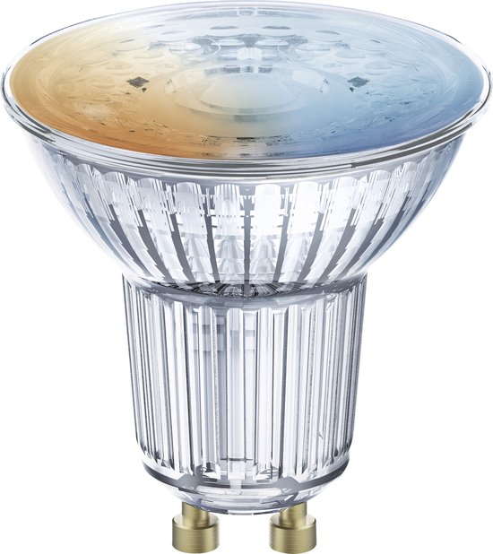 LEDVANCE LED reflectorlamp - Lampvoet: GU1- - instelbaar wit - 27--…65-- K - 5 W - mat - SMART+ Spot GU1- instelbaar wit