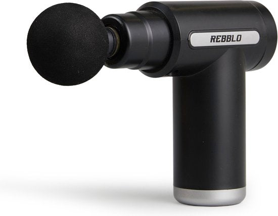 Rebblo Massage Gun - Sport en Relax Massage Apparaat - Elektrisch Massagegeweer - Massagepistool met 6 Snelheden en 4 Massageknoppen - 24 W - 1800 mAh