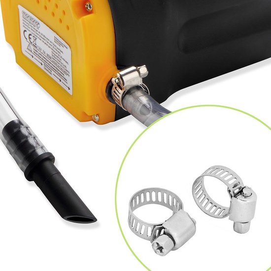 Monzana Elektrische Olie Afvoerpomp - 12V 80 Watt 5 liter min - Zwart