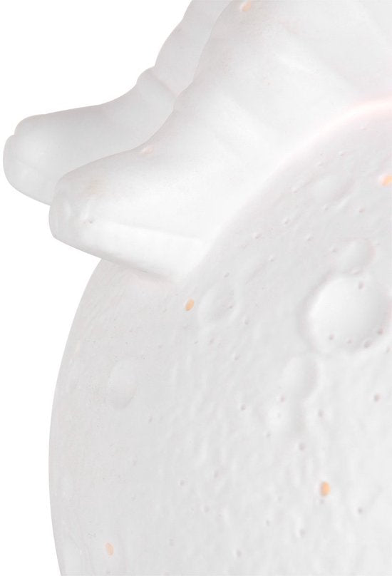Anne Lighting tafellamp Jazz - wit - keramiek - 13 cm - E14 fitting - 3108W