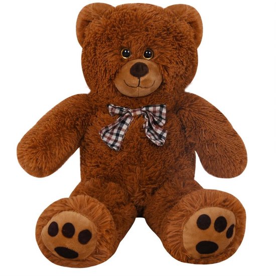 Monzana Knuffelbeer L - 50cm Staand Pluche - Bruin