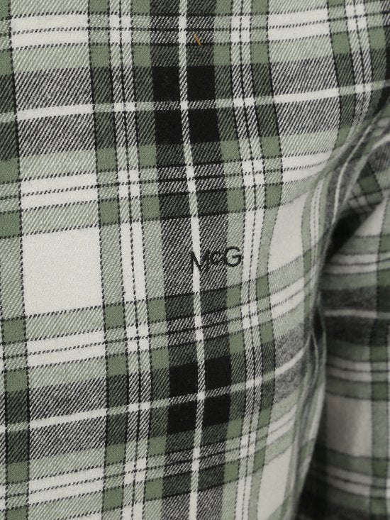 McGregor Overhemd Flanel Ruiten Groen - Maat XL - Heren - Overhemden Casual