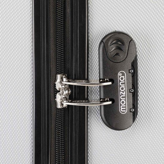 Monzana Hard case koffer Baseline XL Zilver