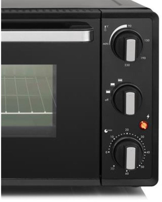 Tristar Vrijstaande Compacte Oven OV-3620 - 19 Liter oven - 1300 Watt - Boven- en onder-verhitting - Zwart