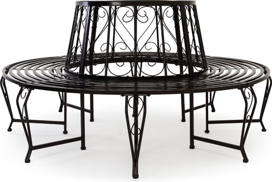DUB Boombank - Tuinzetel - Zwart - Metaal - Ø160 cm