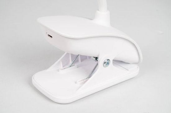 Bo-Camp - Tafelventilator met klem - Flex - Oplaadbaar