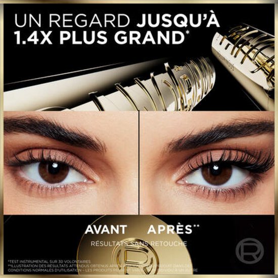 L'Oréal Volume Million Lashes Panorama Mascara Donkerbruin - 3 x 8 ml - Voordeelverpakking