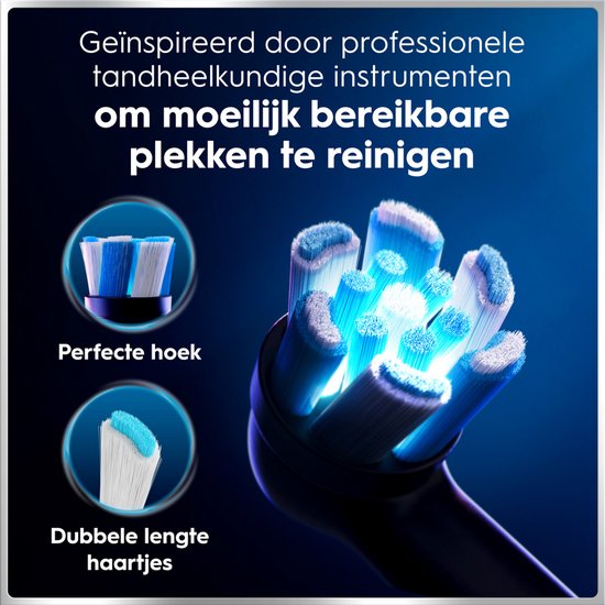 Oral-B iO 6 Elektrische Tandenborstel Dubbelpak - Zwart en Roze - 3 Opzetborstels - Premium Reisetui