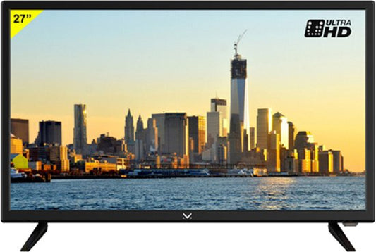 Majestic 27 Inch 4K UHD LED TV - TVD 227 T2 - DVB-T/T2 Tuner - 3x HDMI - USB Mediaweergave - Zwart