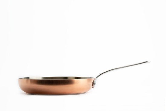 Mauviel 1830 - Koper - Aluminium - RVS - Braadpan - Ø 24cm - Braadpan