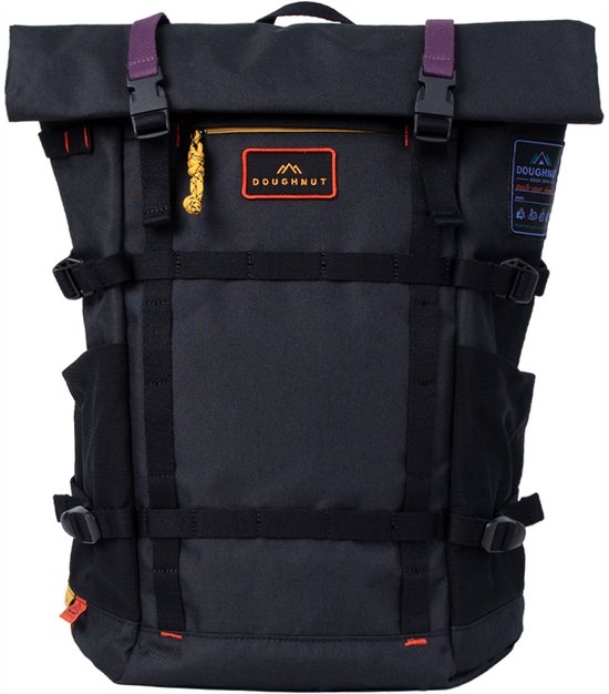 Doughnut Paratrooper Rugzak 52 cm Laptopvak - 41 cm (17 inch) - zwart