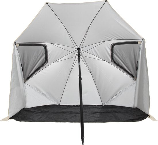 VirtuFit Strandparasol Premium - Windscherm - Beige - 225 x 140 cm
