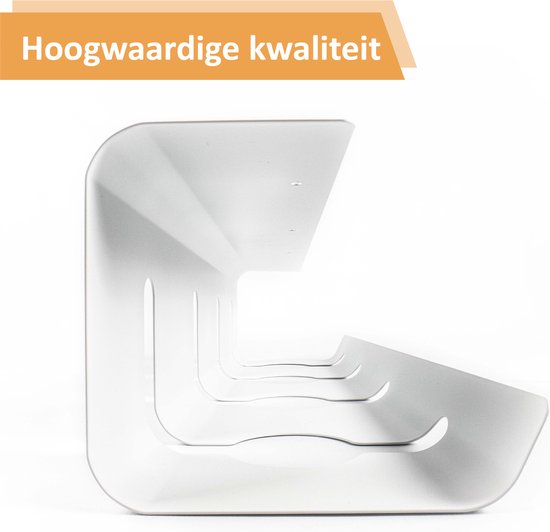 Stilemo Kabelgoot Bureau 2 Delig - Cable Management - Kabelhouder 43 CM - Kabel Organiser 5 KG Draagkracht - Wit