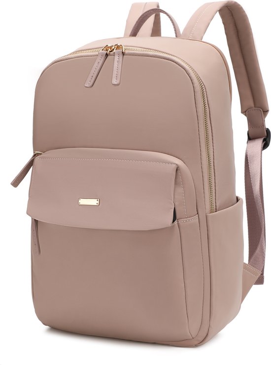 aramae - Rugzak Dames - Laptoptas 14 Inch - Schooltas - Roze