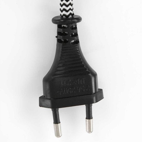 Vloerlamp Sabi 3408BE - Houten lamp zonder kap met E27 fitting, 144 cm hoog, in hoogte verstelbaar - Mexlite