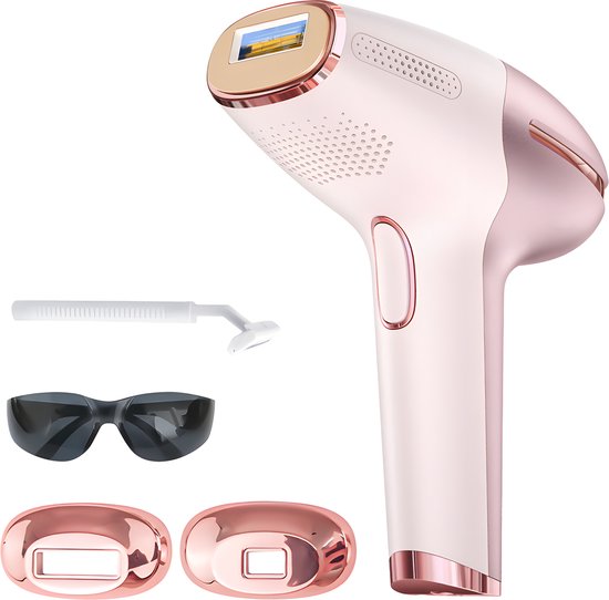 Leafline® IPL Laser Ontharingsapparaat – Epileerapparaat Dames – Pijnloos Met Ice Cooling – Voor Permanente Ontharing Van Alle Lichaamsdelen – 999.999 Flitsen – Thuisgebruik