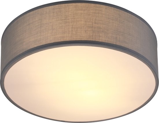 Monzana Plafondlamp - 40W Rond 30cm Fitting E27 - Grijs