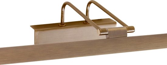 Steinhauer Litho LED - Wandlamp Klassiek - Brons - H:9.4cm - Universeel - Voor Binnen - Metaal - Wandlampen - Slaapkamer - Woonkamer