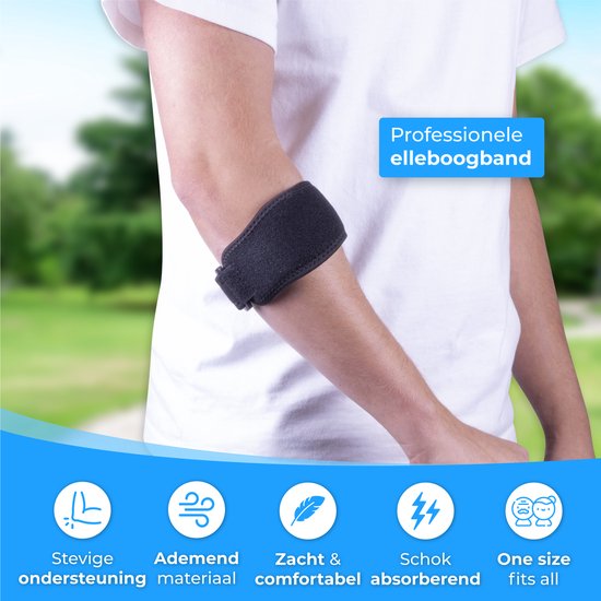 Nuvance - Elleboog Brace - One Size - Tennisarm Brace - Elleboogbraces