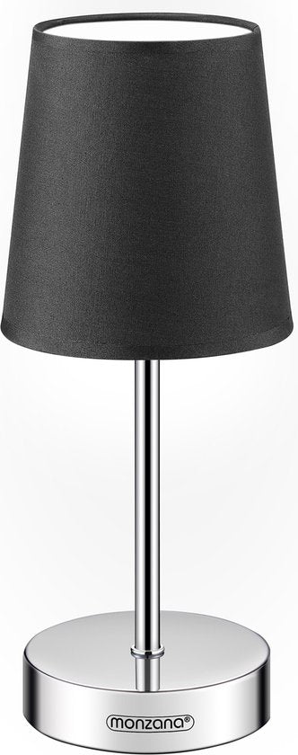 Monzana Tafellamp 1 Stuks – Incl. Lampenkap/ E14/ 32cm - Antraciet