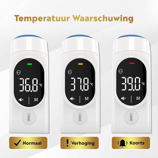 MostEssential Infrarood Thermometer PRO - Contactloos - Voorhoofd & Oor