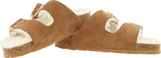 Bullboxer - Teenslippers - Dames - Tan/Cognac - 37 - Slippers
