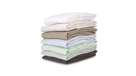 Kayori Shizu Splittopper Hoeslaken Jersey - 180x200-220cm - Matrasdikte 12 cm - Biologisch Katoen - Antracite
