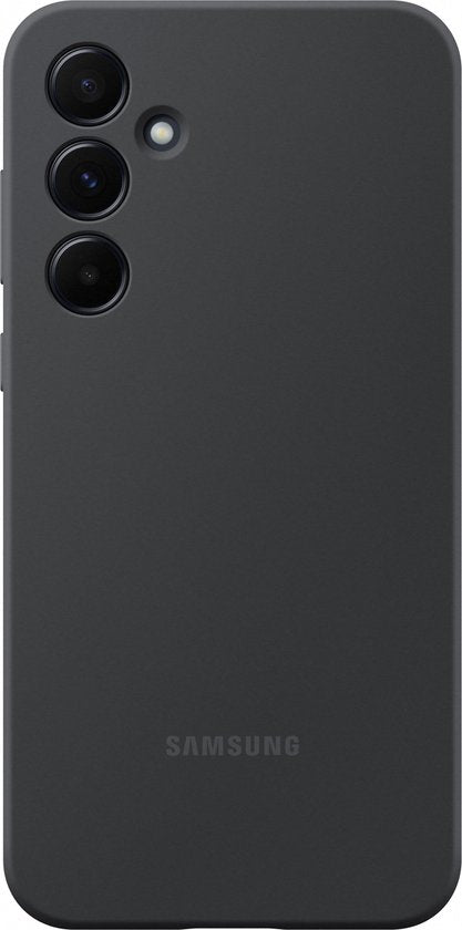 Samsung – Silicone Case Galaxy A55 5G – Voorzien Van Matte Finish En Slank Ontwerp En Zijdezachte Grip – Voor Samsung Galaxy A55 5G – Zwart Siliconen