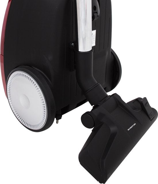 Inventum ST306RZA - Stofzuiger met zak - 3 liter - HEPA 13 - Snoerlengte 7 meter - Rood