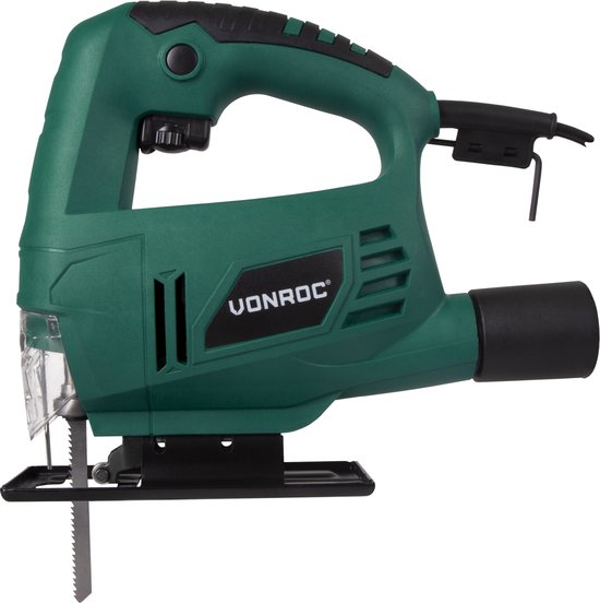 VONROC Decoupeerzaag – 550W – snelwisselsysteem – Incl. accessoires & opbergtas