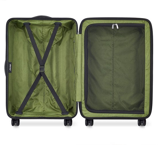 Delsey JH004C 68 cm Vergrootbare Reiskoffer - Grijs