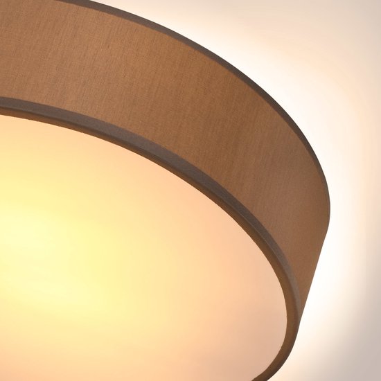Monzana Plafondlamp - 40W Rond 38cm Fitting E27 - Taupe