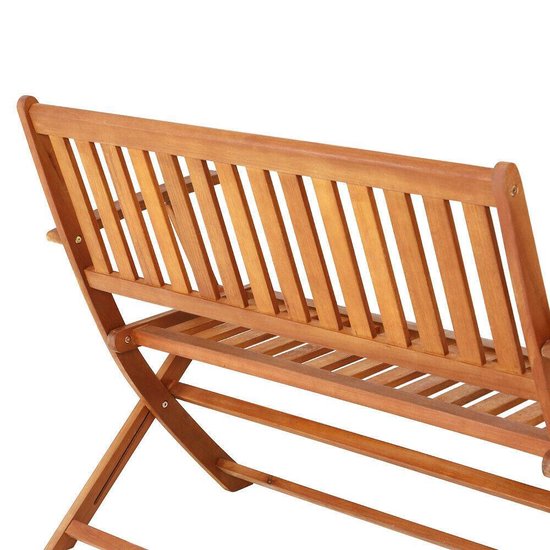 Casaria 2-zits Tuinbank - FSC® Gecertificeerd - 120x90x55 cm Bruin