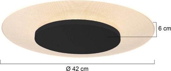 Plafondlamp Steinhauer Lido - Zwart