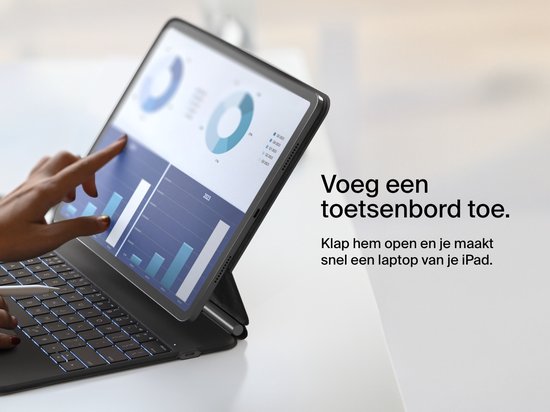 Belkin Pro Hoes met Toetsenbord en Magnetische Standaard voor iPad M4 Pro 13” AZERTY