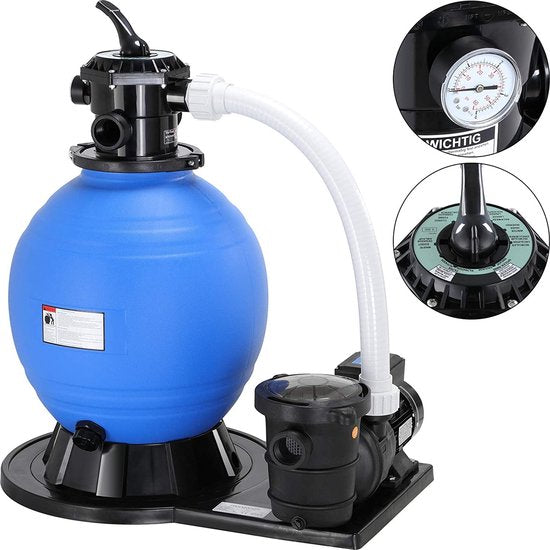 Monza Zandfilterpomp voor zwembad - 600W - 15.900 L/u - 60L tank