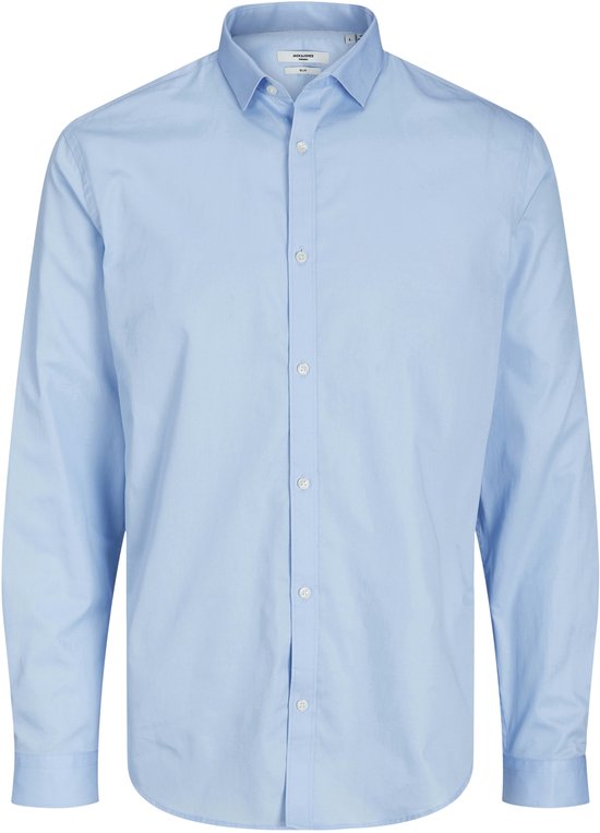 Jack & Jones Cardiff Shirt - Lange Mouw - Zwart - Maat L