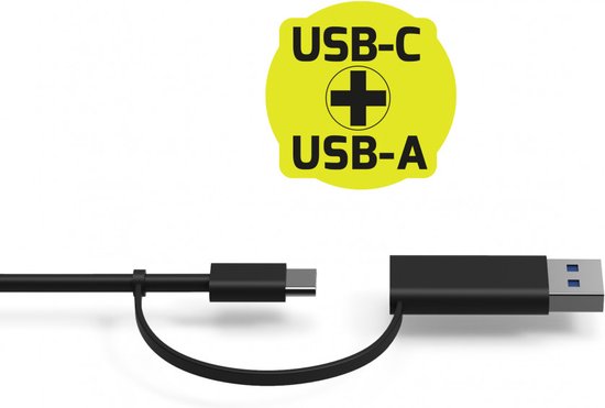 Port Designs 901908-W-EU notebook dock & poortreplicator Bedraad USB 3.2 Gen 1 (3.1 Gen 1) Type-A Zwart
