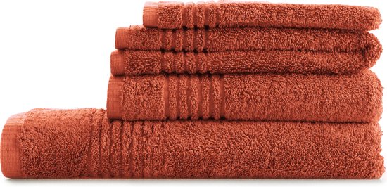 Phlox Supreme Washandje - 6 Stuks - Terracotta - 16x21 cm