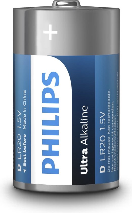 Philips LR20E2B - D batterij - 2