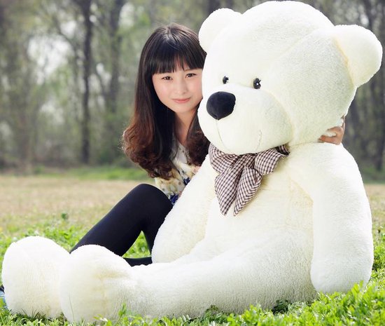 Grote Knuffelbeer - Teddybeer - knuffel - pluche 1,2 mtr groot