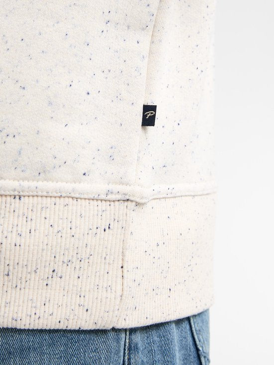 Petrol Industries - Heren Logo-print Sweater Pagosa - Wit - Maat L