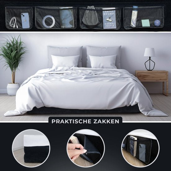 FLOAT VersaVento - 6 Opbergzakken voor het luchtbed met klittenband - Opslag voor kleding, boeken, kampeer artikelen en speelgoed - 20 x 40 cm