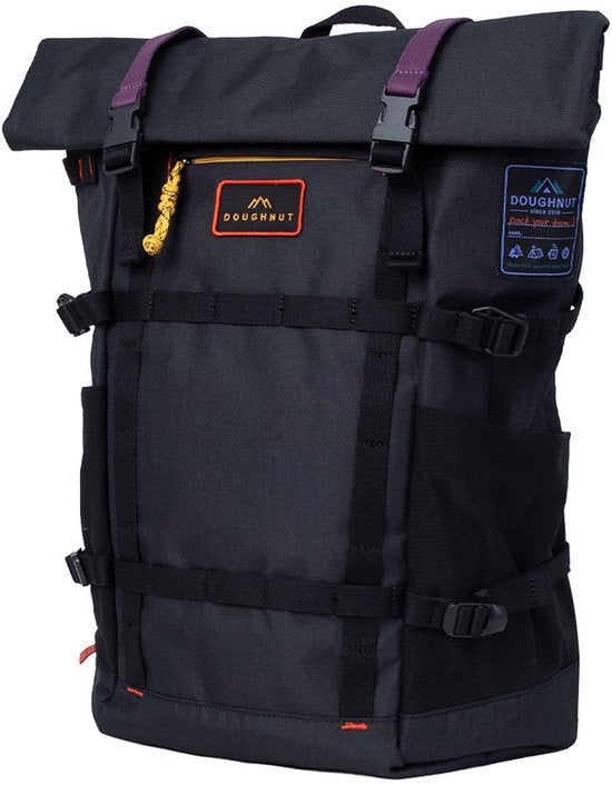 Doughnut Paratrooper Rugzak 52 cm Laptopvak - 41 cm (17 inch) - zwart