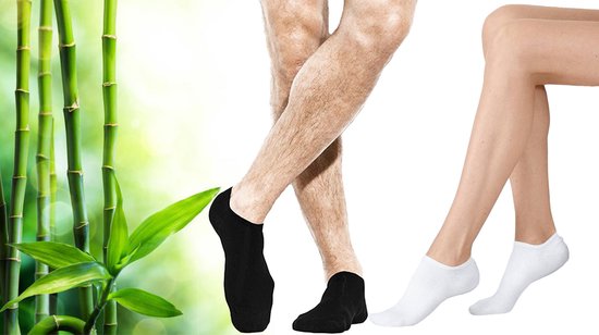 Bamboo Elements - Sneakersokken 12-Paar - Assorti – 43-46 - Bamboe Sokken – Sneakersokken Heren – Sneakersokken Dames - Sneaker Sokken