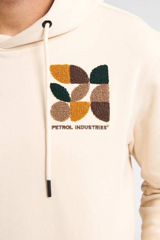 Petrol Industries - Heren Backprint Hoodie Sparta - Geel - Maat XL